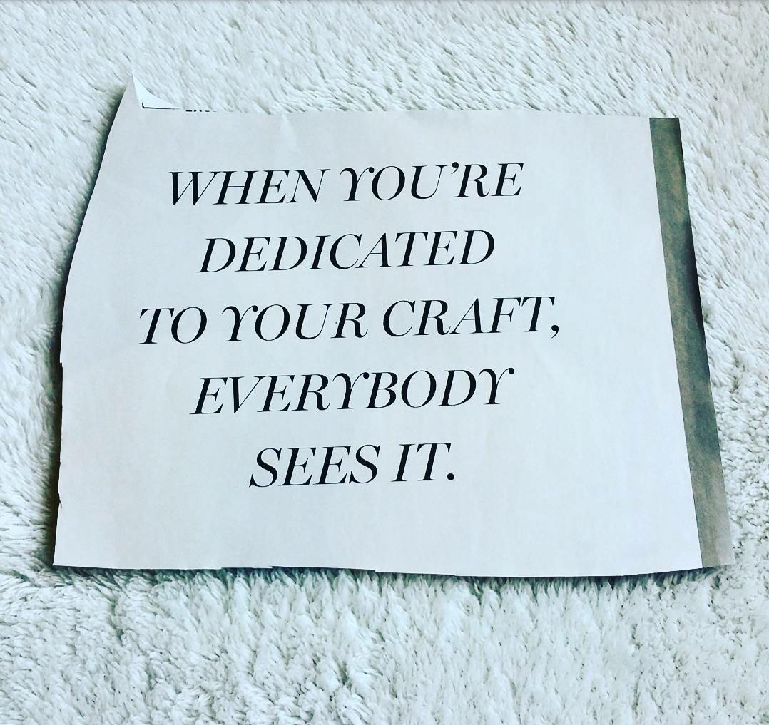 Let Your Work Speak for You